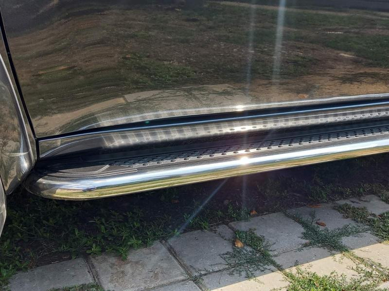 Купити Бокові пороги Maydos V2 (2 шт., алюміній -2025 нерж) для Mitsubishi Pajero Sport 2008-2015 рр