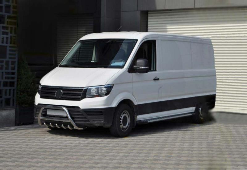 Купить Кенгурятник WT003 (нерж) для Volkswagen Crafter 2016- гг