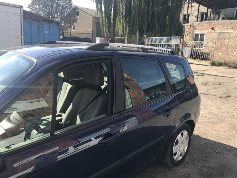 Купити Рейлінги Хром (2 шт) Довга база (Grande) для Renault Scenic/Grand 2003-2009 рр