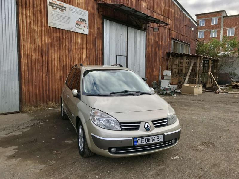 Купити Рейлінги Хром (2 шт) Довга база (Grande) для Renault Scenic/Grand 2003-2009 рр