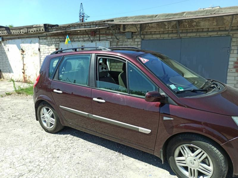 Купить Рейлинги Черные (2 шт) Короткая база для Renault Scenic/Grand 2003-2009 гг