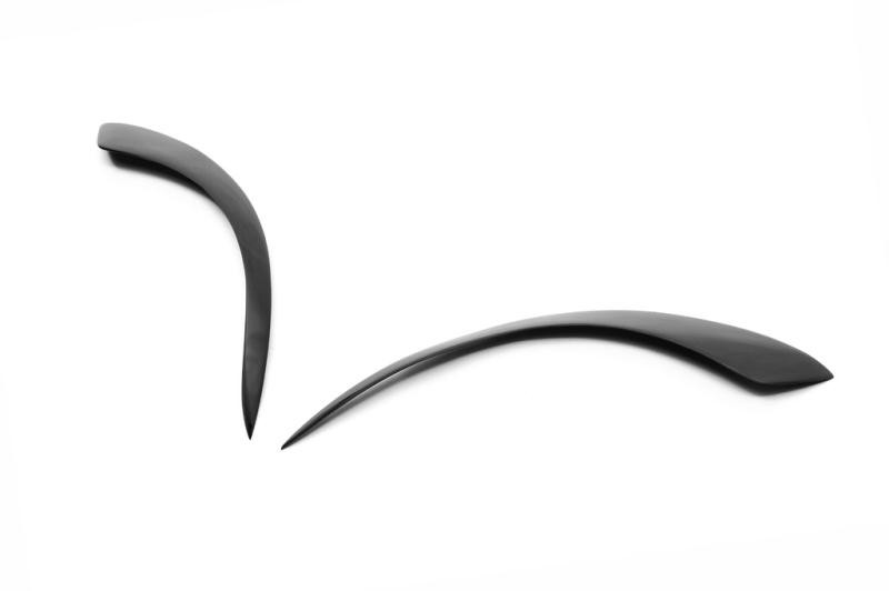 Купити Війки (2 шт., Чорний ABS) (2003-2008) Чорний глянець для Renault Kangoo рр