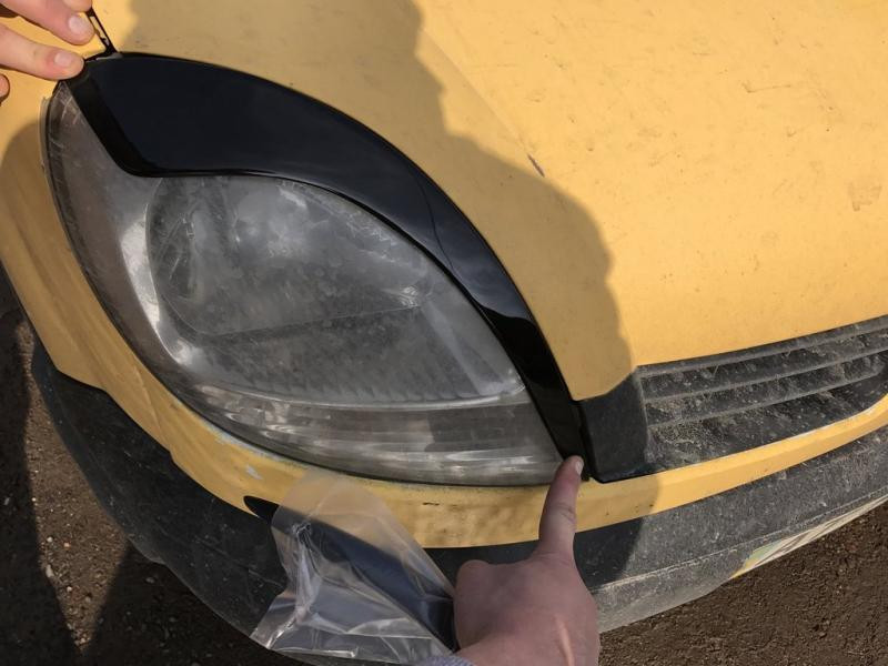 Купити Війки (2 шт., Чорний ABS) (2003-2008) Чорний мат для Renault Kangoo рр