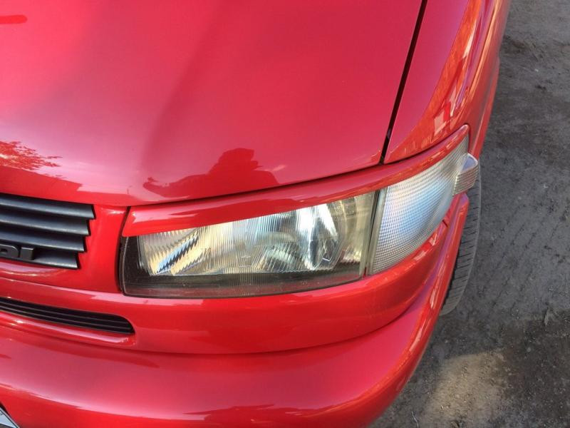 Купить Ресницы Косой капот (2 шт) Черный мат для Volkswagen T4 Caravelle/Multivan