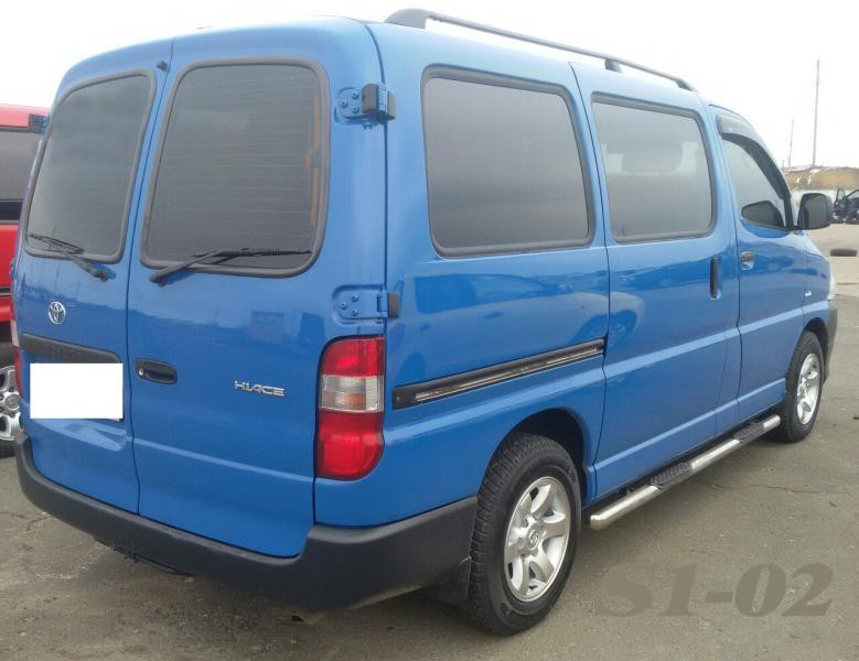 Купити Бічні труби (2 шт., нерж) для Toyota HiAce