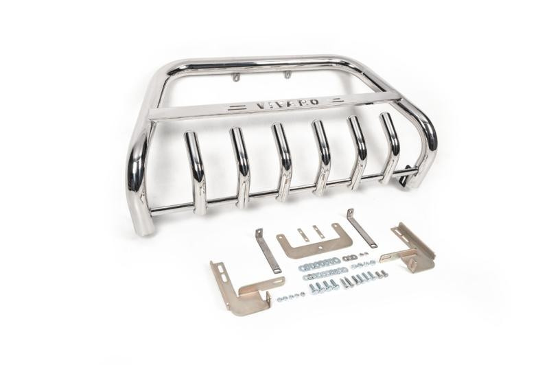 Купити Кенгурятник WT003-4 (нерж.) З написом для Opel Vivaro 2015-2019 рр