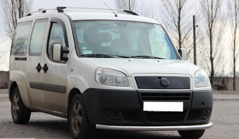Купити Передній захист ST008 (нерж) для Fiat Doblo I 2001-2005 рр