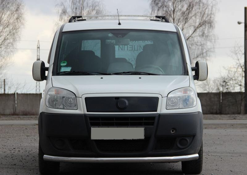 Купити Передній захист ST008 (нерж) для Fiat Doblo I 2001-2005 рр
