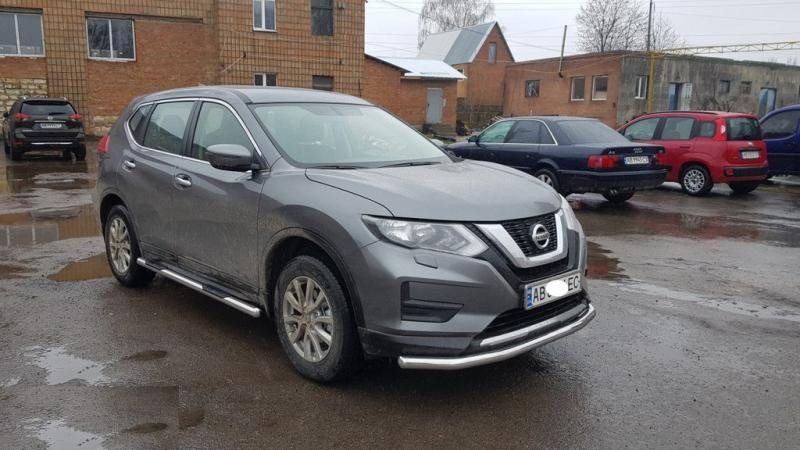 Купити Передній захист ST008 (нерж) для Nissan X-trail T32 / Rogue 2014-2021 рр