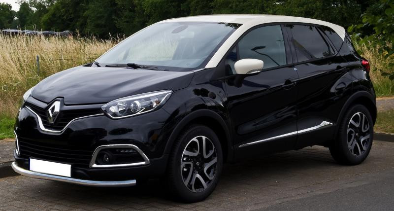 Купити Передній захист ST008 (нерж) для Renault Captur 2013-2019 рр