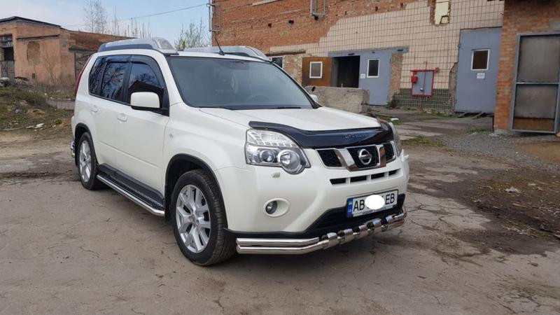Купити Передній захист ST015 (нерж.) для Nissan X-trail T31 2007-2014рр