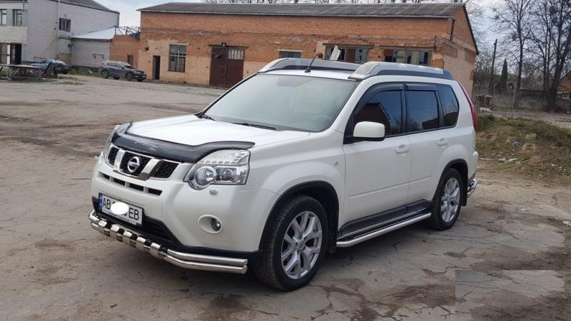Купити Передній захист ST015 (нерж.) для Nissan X-trail T31 2007-2014рр