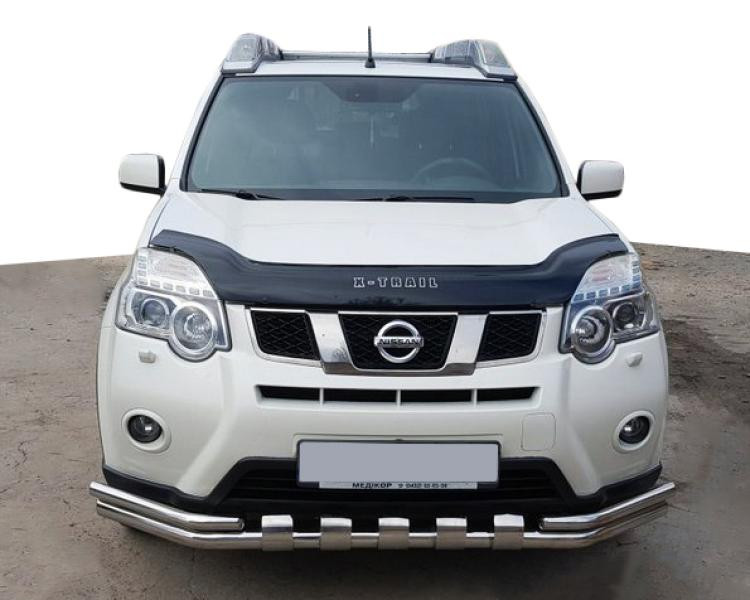 Купити Передній захист ST015 (нерж.) для Nissan X-trail T31 2007-2014рр