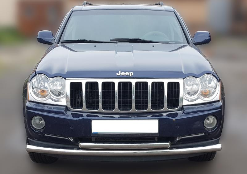 Купити Передній захист ST014 (нерж.) d60/60 для Jeep Grand Cherokee WK 2004-2010рр