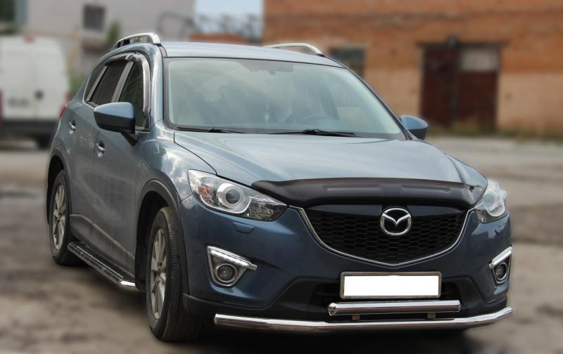 Купити Передній захист ST014 (нерж.) d60/60 для Mazda CX-5 2012-2017рр