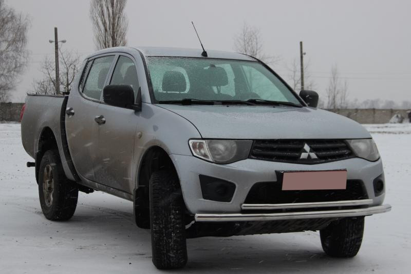 Купити Передній захист ST014 (нерж.) d60/60 для Mitsubishi L200 2006-2015 рр