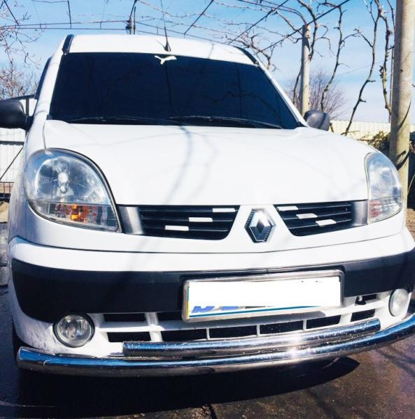 Купити Передній захист ST014 (нерж.) d60/60 для Renault Kangoo 1998-2008 рр