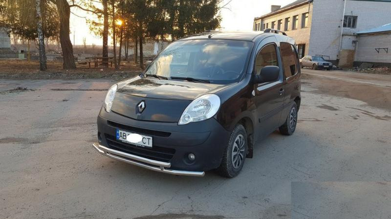 Купити Передній захист ST014 (нерж.) d60/42 для Renault Kangoo 2008-2020 рр