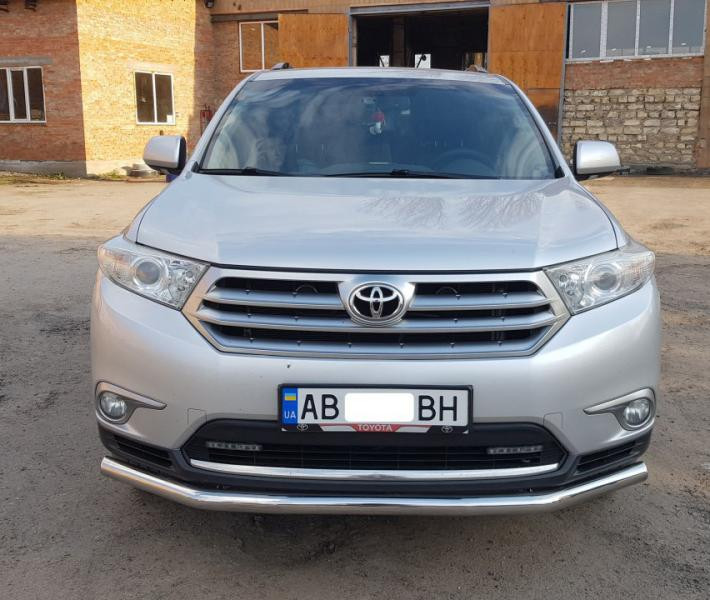 Купити Передній захист ST014 (нерж.) d60/42 для Toyota Highlander 2008-2013 рр