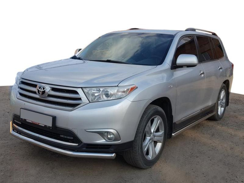 Купити Передній захист ST014 (нерж.) d60/42 для Toyota Highlander 2008-2013 рр