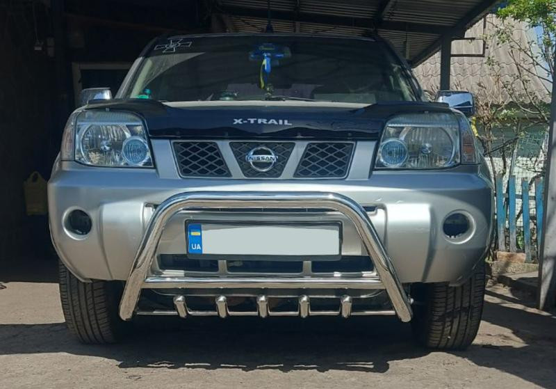 Купити Кенгурятник QT006 (нерж.) для Nissan X-trail T30 2002-2007рр