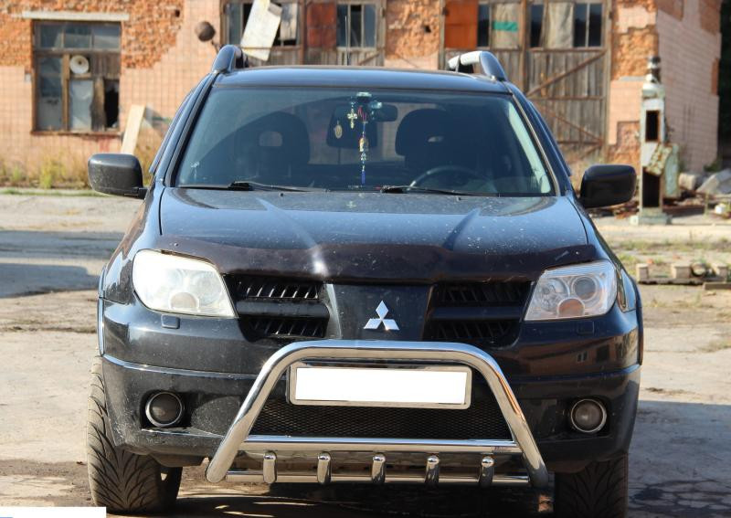 Купити Кенгурятник WT003 (нерж) для Mitsubishi Outlander 2001-2006 рр