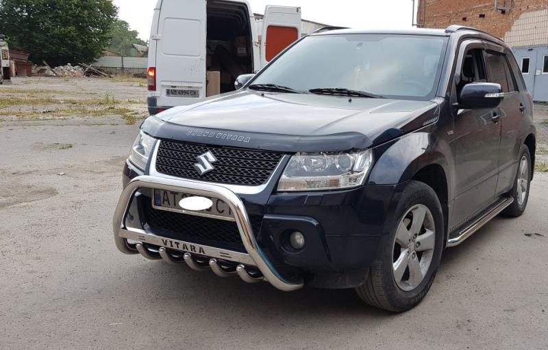 Купити Кенгурятник WT004 (нерж) для Suzuki Grand Vitara 2005-2017 рр