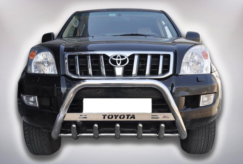 Купити Кенгурятник WT004 (нерж) для Toyota Land Cruiser Prado 120