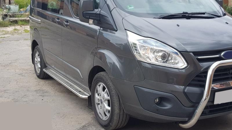 Купити Кенгурятник WT006 (нерж) для Ford Custom 2013-2022 рр