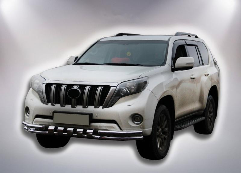 Купити Передній захист F3-31 (нерж) для Toyota Land Cruiser Prado 150