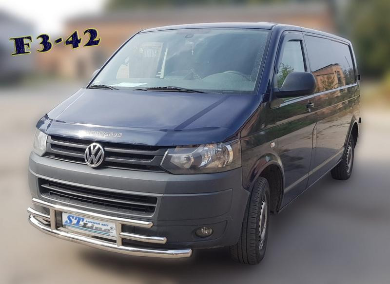 Купить Нижняя губа F3-42 (нерж) для Volkswagen T5 2010-2015 гг