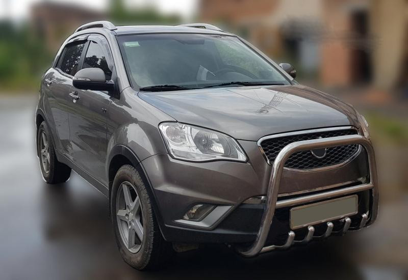 Купити Кенгурятник F1-40 (нерж.) для SsangYong Korando 2010-2019 рр