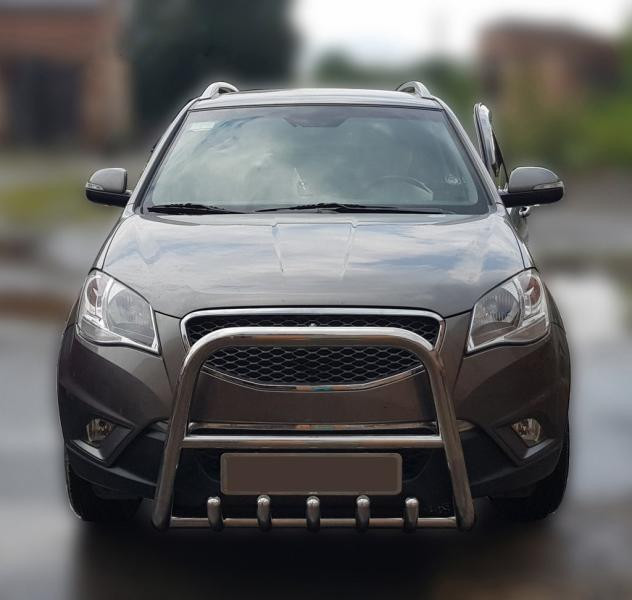 Купити Кенгурятник F1-40 (нерж.) для SsangYong Korando 2010-2019 рр