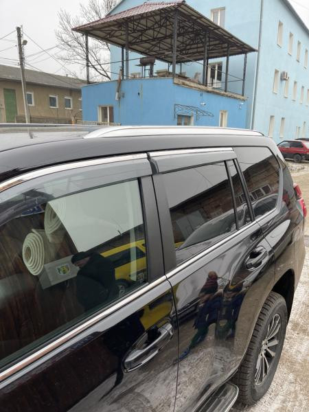 Купити Рейлінги Lexus-дизайн (2 шт, сірі) для Toyota Land Cruiser Prado 150