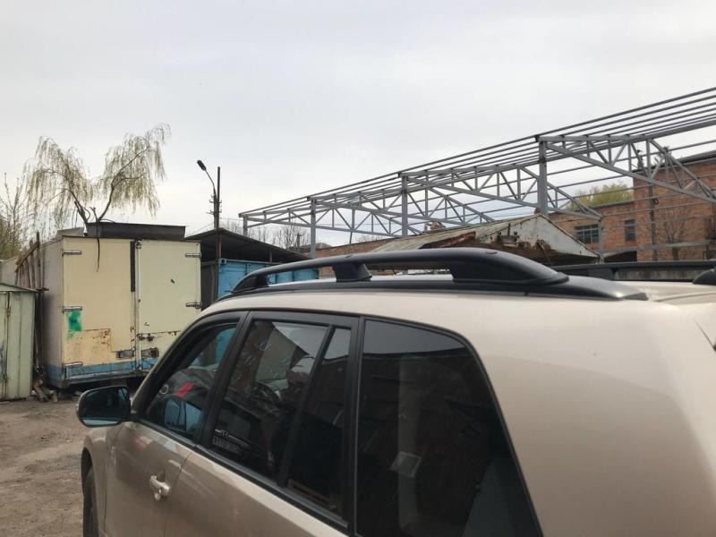 Купить Рейлинги Skyport (Черные) для Suzuki Grand Vitara 2005-2017 гг