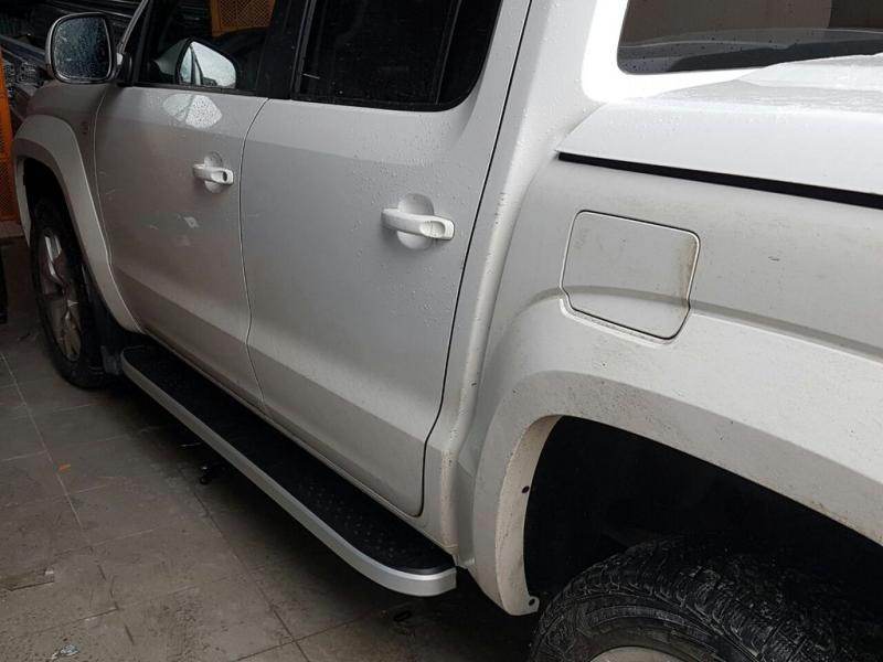 Купить Боковые пороги Tayga V2 (2 шт., алюминий) для Cadillac XT5