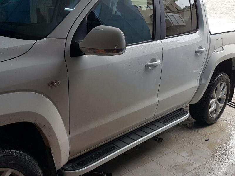 Купить Боковые пороги Tayga V2 (2 шт., алюминий) для Cadillac XT5