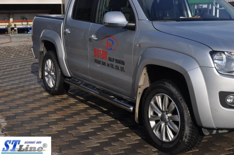 Купити Бічні труби (2 шт., нерж) 60мм для Volkswagen Amarok 2010-2022 рр