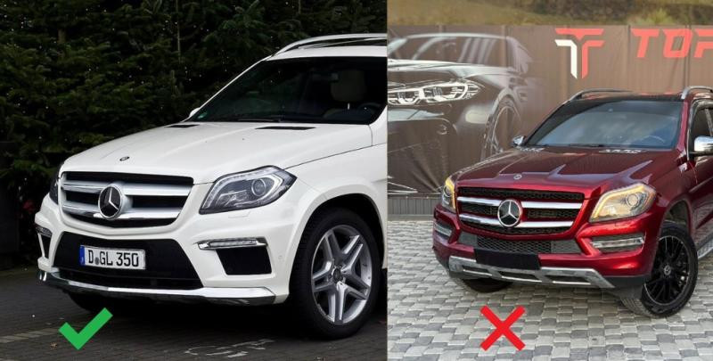Купить Передняя решетка GT Panamericana (для GL) для Mercedes GL/GLS сlass X166