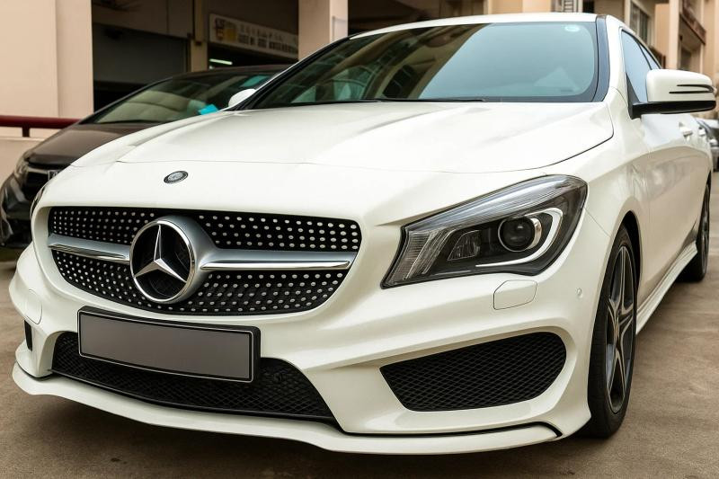 Купити Передня решітка (2013-2016, Diamond Silver) для Mercedes CLA C117 рр