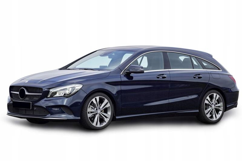 Купить Передняя решетка (2017-2019, Diamond Silver) для Mercedes CLA C117