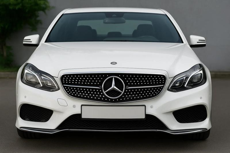 Купить Передняя решетка Diamond Black (для Avantgarde и AMG-Line, 2013-2016) для Mercedes E-сlass W212