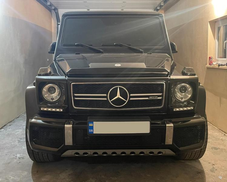 Купити Захист переднього бампера (нержавійка) для Mercedes G сlass W463 1990-2018рр