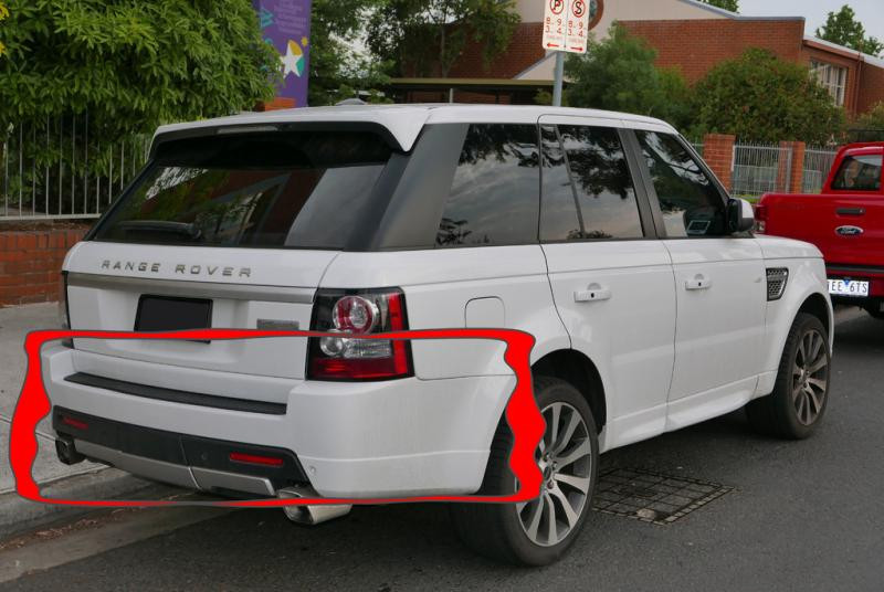 Купить Задний бампер (Autobiography) для Range Rover Sport 2005-2013 гг