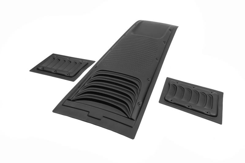 Купити Накладка на капот V1 (ABS) для Toyota Hilux 2015- рр