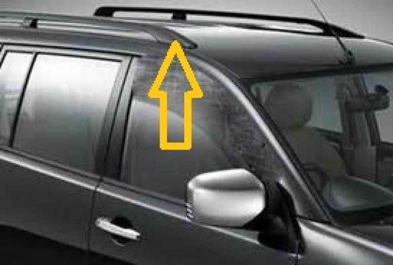 Купити Рейлінги Хром турецький дизайн (2 шт) для Mitsubishi Pajero Wagon IV