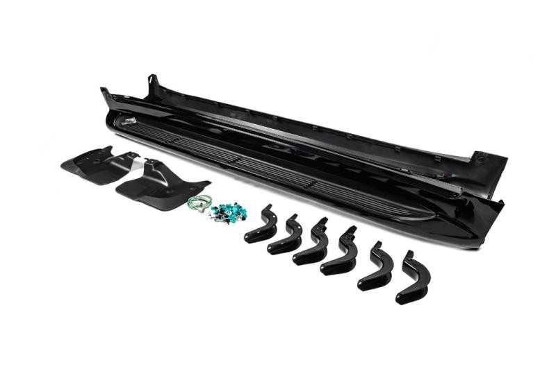 Купити Бокові пороги з LED (дизайн 2015-2020) Білий колір для Toyota Land Cruiser 200