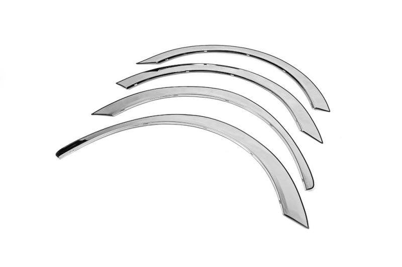 Купити Накладки на арки (4 шт, нерж) 1 бічні двері, нержавіюча сталь для Peugeot Partner Tepee 2008-2018 рр