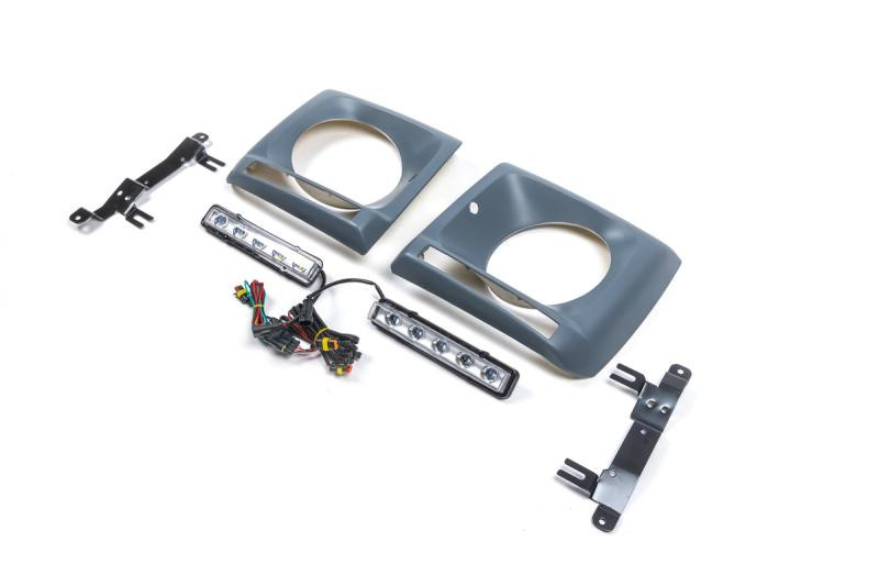 Купить Накладки на фары из LED (5 диодов, комплект) для Mercedes G сlass W463 1990-2018 гг