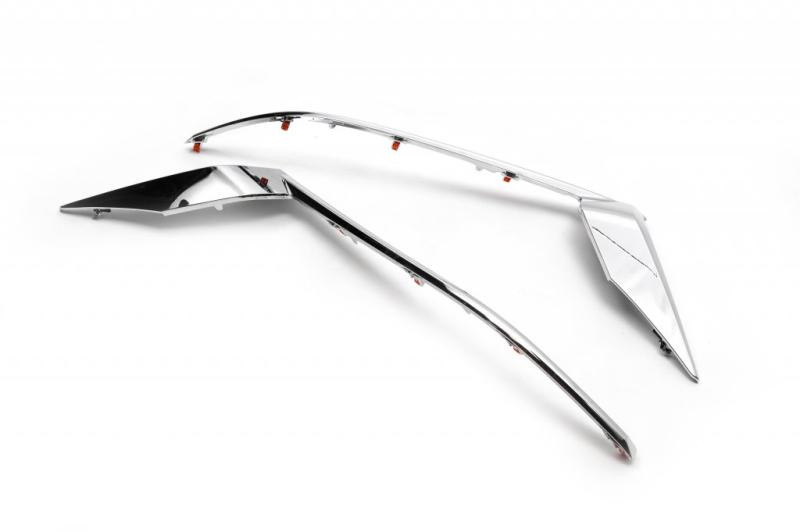 Купити Вії на фари (2 шт., для LED) для Toyota Land Cruiser Prado 150